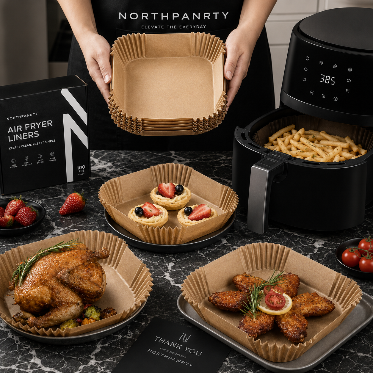 North Pantry™air fryer liners